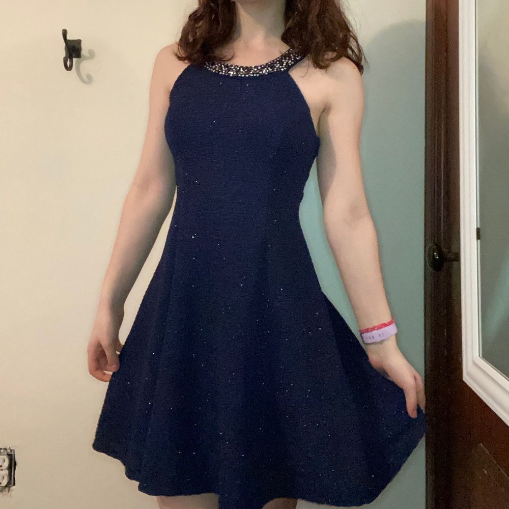 Blue Sparkly Dress